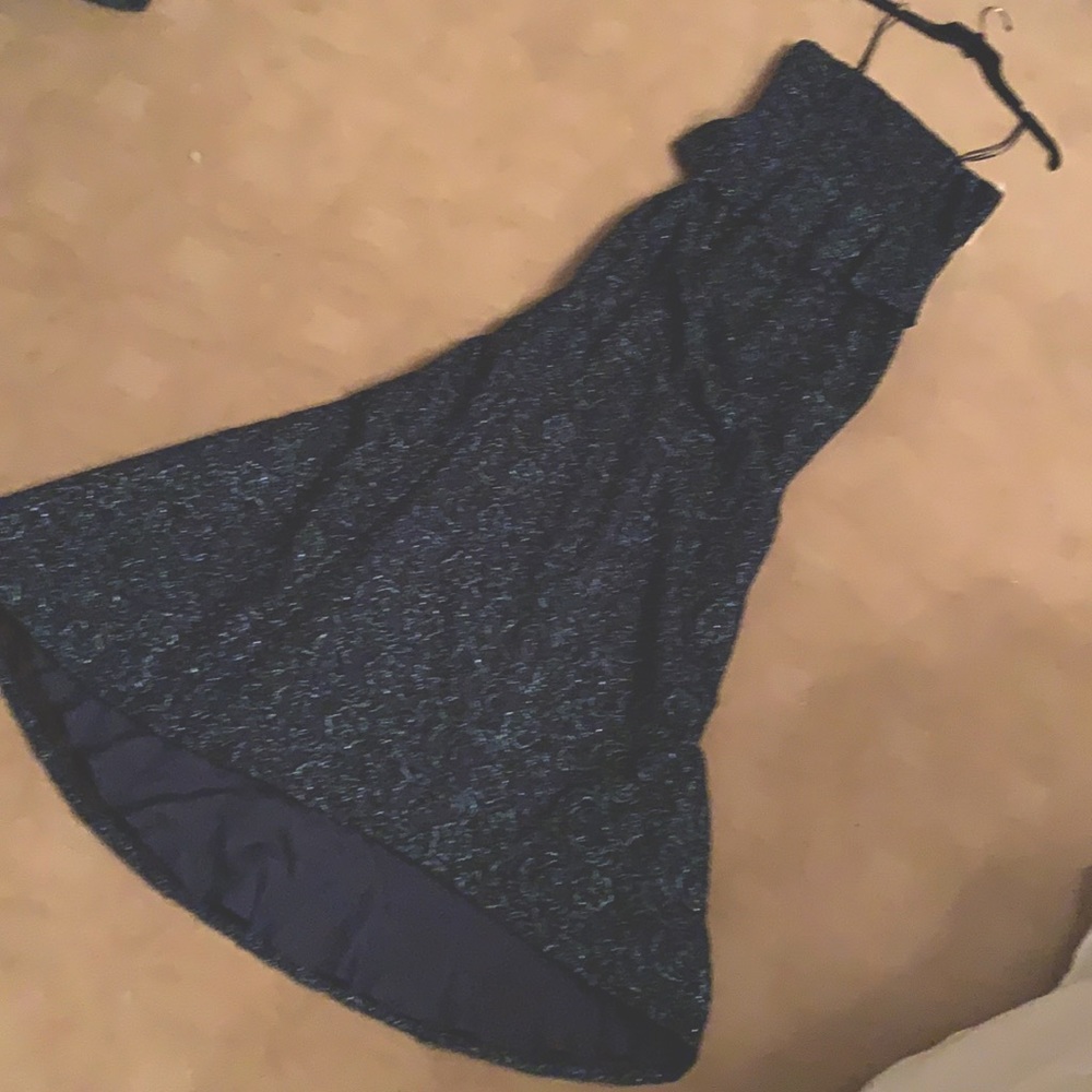 New midnight lace peplum gown size 6